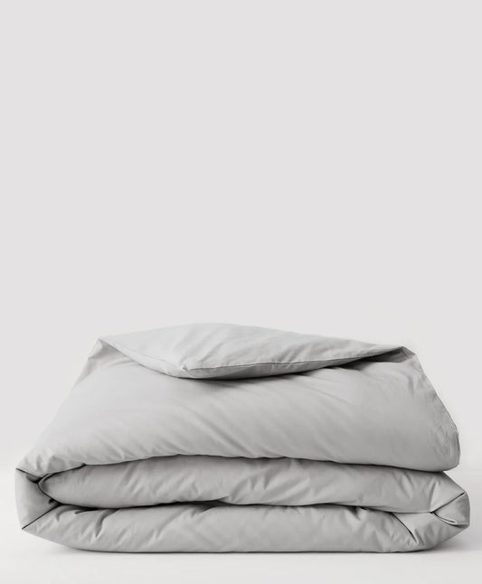organic cool-air percale duvet cover