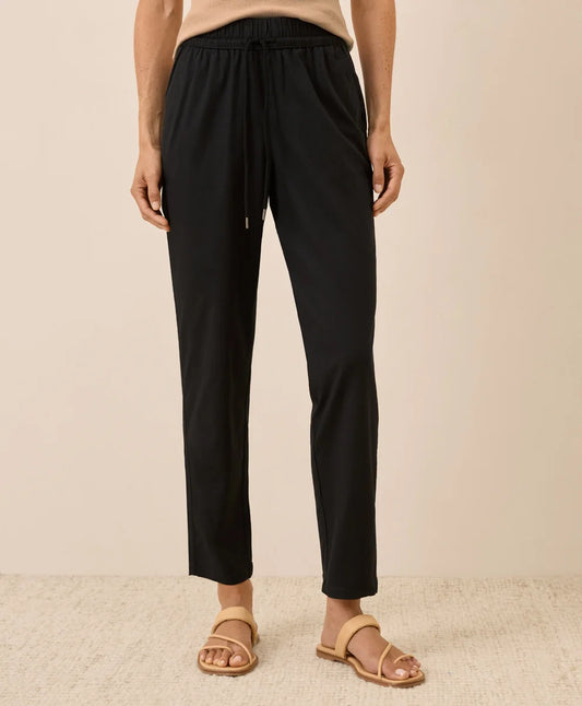 clearance daily twill ultra-high rise tapered pant