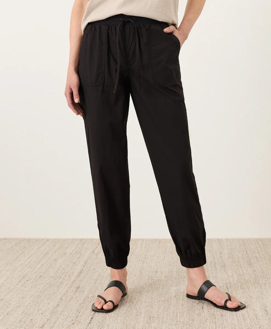 clearance stretch poplin jogger