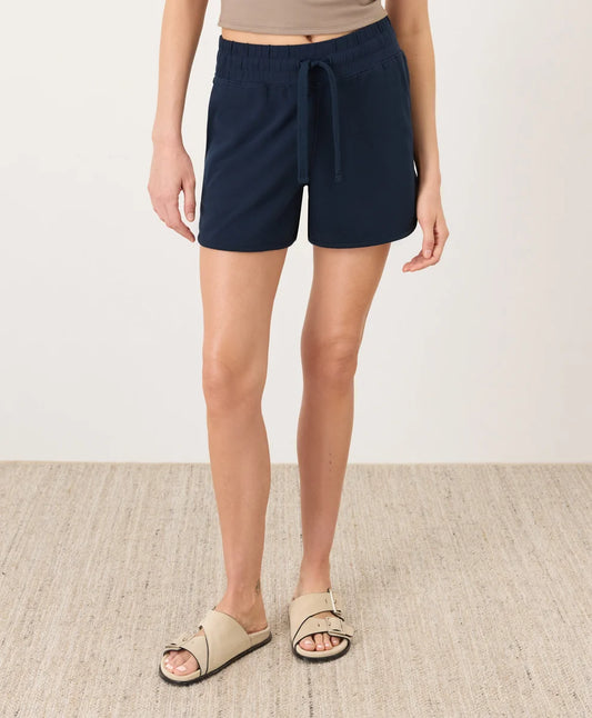 clearance cloudknit curved hem short