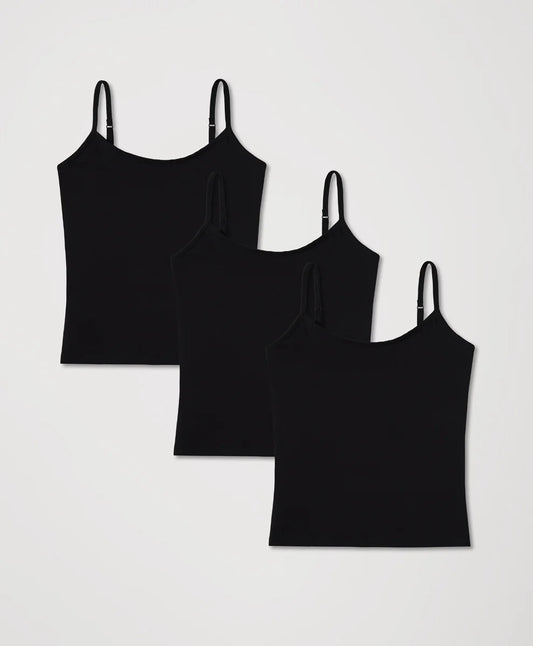 everyday shelf bra cami 3-pack