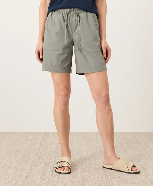 clearance stretch poplin short