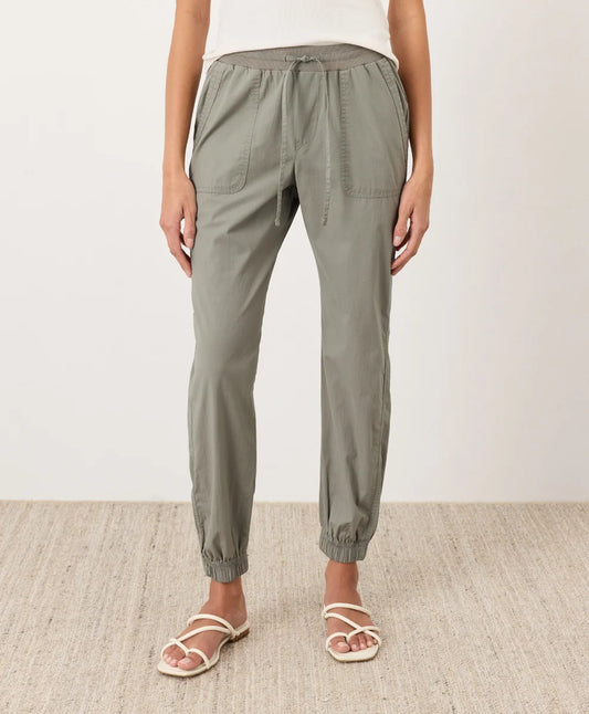 clearance stretch poplin jogger