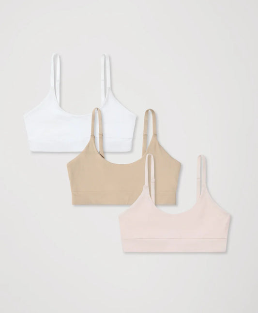 everyday modern scoop bralette 3-pack